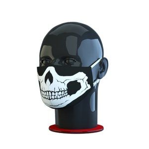 2 Adjustable Skull Face Mask -  Designer Masks